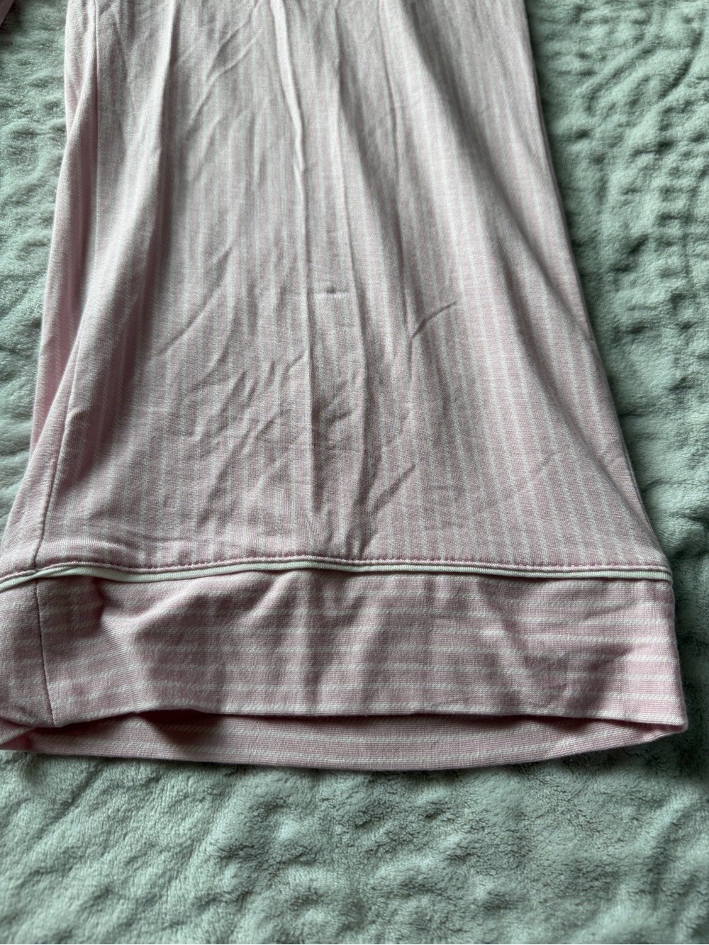 NWT Auden Women’s Cloud Knit Modal Short Sleeve and Capri Pants Pajama Set | S - Picture 8 of 9
